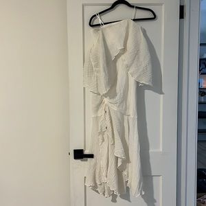 C/Meo collective white off shoulder dresss